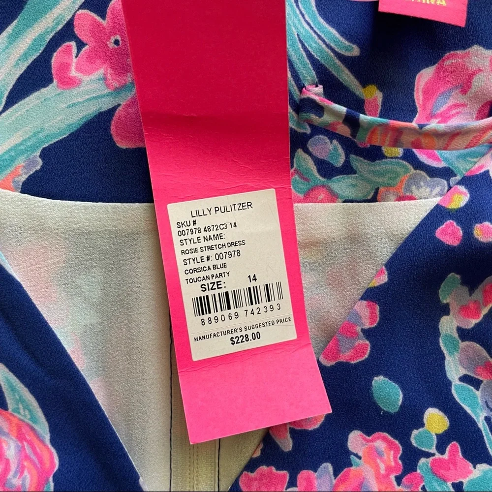 Sold Lilly Pulitzer Rosie Stretch Dress - Toucan Party - Picture 9 of 12